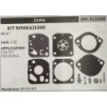BRUMAR MEMBRANAKIT RIPARAZIONE ZAMA  KIT RIPARAZIONE RB97  Carb C1Q  APPLICAZIONI: C1QS72 C1QS110A  Membrane BM 015365