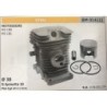 CILINDRO COMPLETO DI PISTONE E SEGMENTI BRUMAR STIHL MOTOSEGHE MS 180 MS 181    Ø 38 D Spinotto 10 Pist Cpl BM 013836