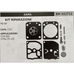 BRUMAR MEMBRANAKIT RIPARAZIONE ZAMA  KIT RIPARAZIONE RB89  Carb C1Q  APPLICAZIONI: C1QS82 STIHL FS 120  Membrane