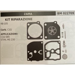 BRUMAR MEMBRANAKIT RIPARAZIONE ZAMA  KIT RIPARAZIONE RB105  Carb C1Q  APPLICAZIONI: C1QS85 STIHL MS 230  Membrane