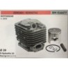 CILINDRO COMPLETO DI PISTONE E SEGMENTI BRUMAR ZENOAH  KOMATSU MOTOSEGHE G 3800    Ø 39 D Spinotto 10 Pist Cpl BM 011753