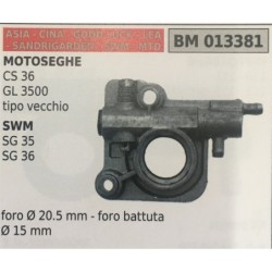 POMPA OLIO BRUMAR ASIA  CINA  GOOD LUCK  LEA  SANDRIGARDEN  SWM  MTD MOTOSEGHE CS 36 GL 3500 tipo vecchio SWM SG 35 SG 36   For