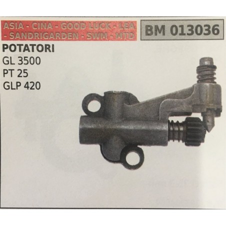 POMPA OLIO BRUMAR ASIA  CINA  GOOD LUCK  LEA  SANDRIGARDEN  SWM  MTD POTATORI GL 3500 PT 25 GLP 420