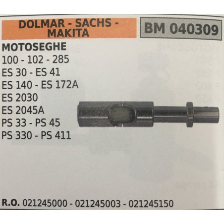 POMPA OLIO BRUMAR DOLMAR  SACHS  MAKITA MOTOSEGHE 100  102  285 ES 30  ES 41 ES 140  ES 172A ES 2030 ES 2045A PS 33  PS 45 PS 3