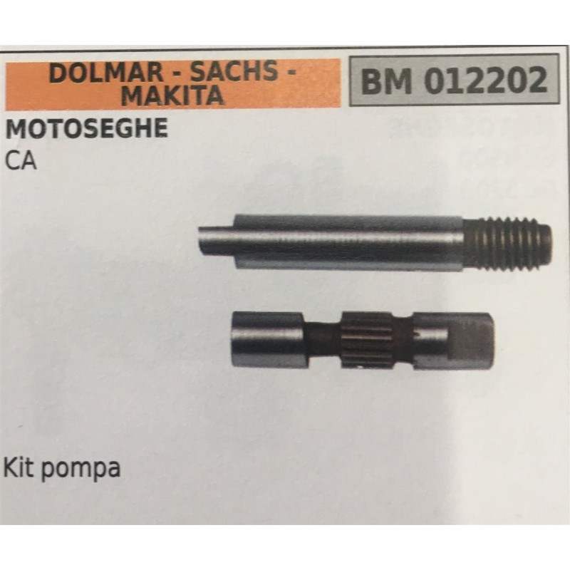 POMPA OLIO BRUMAR DOLMAR  SACHS  MAKITA MOTOSEGHE CA   kit pompa