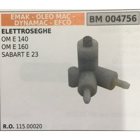 POMPA OLIO BRUMAR EMAK  OLEO MAC  DYNAMAC  EFCO ELETTROSEGHE OM E 140 OM E 160 SABART E 23