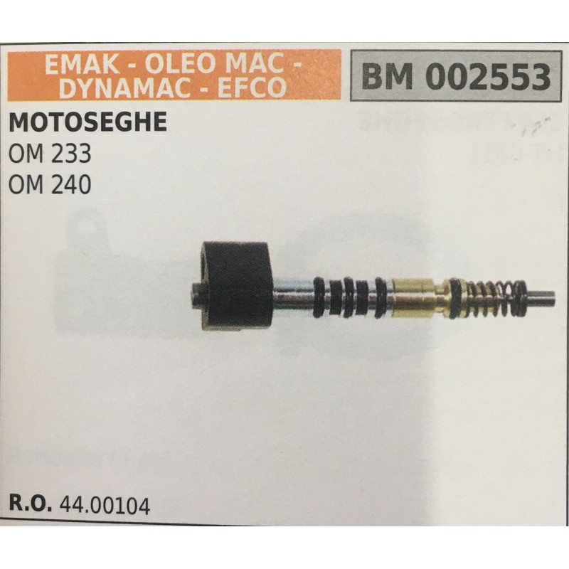 POMPA OLIO BRUMAR EMAK  OLEO MAC  DYNAMAC  EFCO ELETTROSEGHE OM 233 OM 240