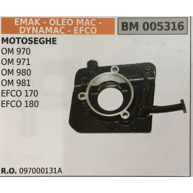 POMPA OLIO BRUMAR EMAK  OLEO MAC  DYNAMAC  EFCO MOTOSEGHE OM 970 OM 971 OM 980 OM 981 EFCO 170 EFCO 180