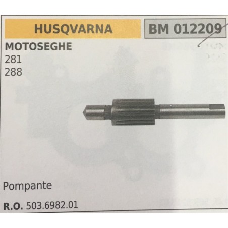 POMPA OLIO BRUMAR HUSQVARNA MOTOSEGHE 281 288   pompante