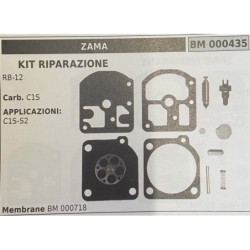 BRUMAR MEMBRANAKIT RIPARAZIONE ZAMA  KIT RIPARAZIONE RB12  Carb C1S  APPLICAZIONI: C1SS2  Membrane BM 000718