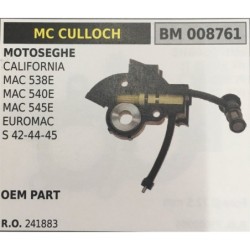 POMPA OLIO BRUMAR MC CULLOCH MOTOSEGHE CALIFORNIA MAC 538E MAC 540E MAC 545E EUROMAC S 424445   OEM PART