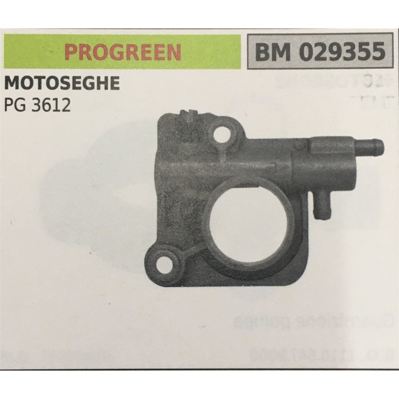 POMPA OLIO BRUMAR PROGREEN MOTOSEGHE  PG 3612