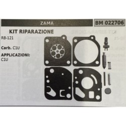BRUMAR MEMBRANAKIT RIPARAZIONE ZAMA  KIT RIPARAZIONE RB121  Carb C1U  APPLICAZIONI: C1U  Membrane