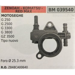 POMPA OLIO BRUMAR ZENOAH  KOMATSU  RED MAX MOTOSEGHE G 250 G 2500 G 3300 G 3800 GZ 3500 tipo nuovo   foro Ø 253 mm