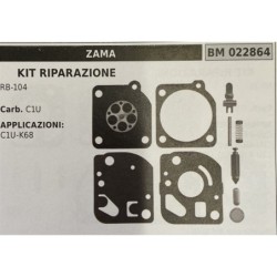 BRUMAR MEMBRANAKIT RIPARAZIONE ZAMA  KIT RIPARAZIONE RB104  Carb C1U  APPLICAZIONI: C1UK68  Membrane