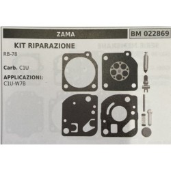 BRUMAR MEMBRANAKIT RIPARAZIONE ZAMA  KIT RIPARAZIONE RB78  Carb C1U  APPLICAZIONI: C1UW7B  Membrane