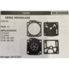 BRUMAR MEMBRANAKIT RIPARAZIONE ZAMA  SERIE MEMBRANE GND96  Carb C3  APPLICAZIONI: C3S148 C3S149 STIHL MS 380 STIHL MS 381  Kit