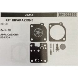 BRUMAR MEMBRANAKIT RIPARAZIONE ZAMA  KIT RIPARAZIONE RB103  Carb RB  APPLICAZIONI: RBFR3A  Membrane