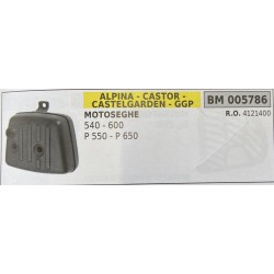 BRUMAR MARMITTA ALPINA  CASTOR  CASTELGARDEN  GGP  MOTOSEGHE 540  600 P 550  P 650  RO 4121400