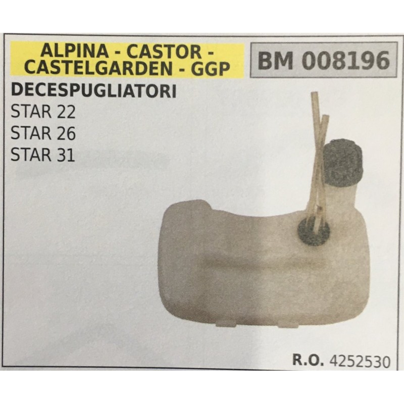 BRUMAR SERBATOIO ALPINA  CASTOR  CASTELGARDEN  GGP DECESPUGLIATORI STAR 22 STAR 26 STAR 31  RO 4252530