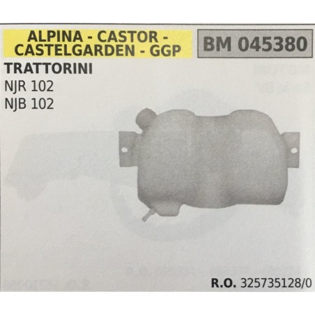 BRUMAR SERBATOIO ALPINA  CASTOR  CASTELGARDEN  GGP TRATTORINI NJR 102 NJB 102  RO 3257351280