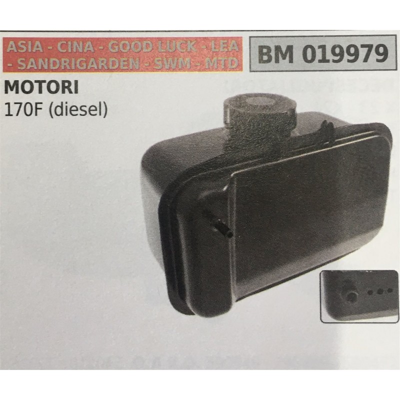 BRUMAR SERBATOIO ASIA  CINA  GOOD LUCK  LEA  SANDRIGARDEN  SWM  MTD MOTORI 170F (diesel)
