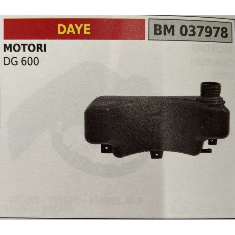 BRUMAR SERBATOIO DAYE MOTORI DG 600