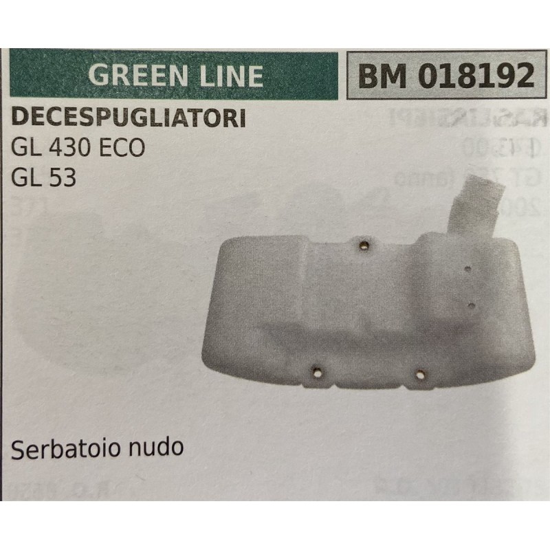 BRUMAR SERBATOIO GREEN LINE DECESPUGLIATORI GL 430 ECO GL 53  Serbatoio nudo