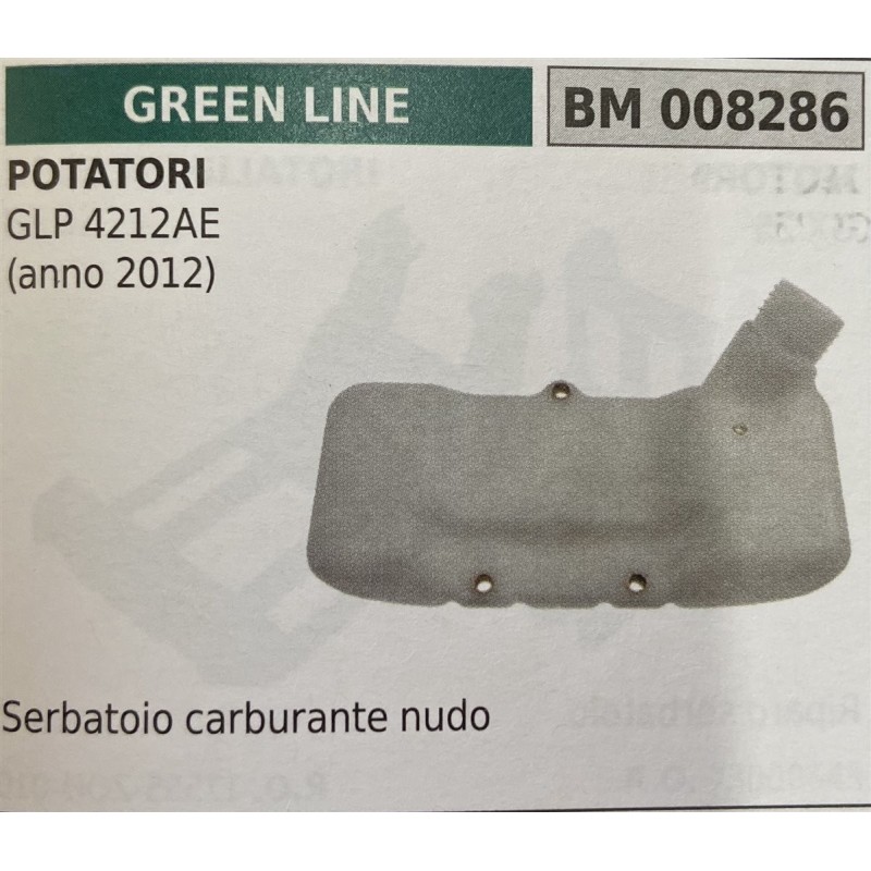 BRUMAR SERBATOIO GREEN LINE POTATORI GLP 4212AE (anno 2012)  Serbatoio carburante nudo