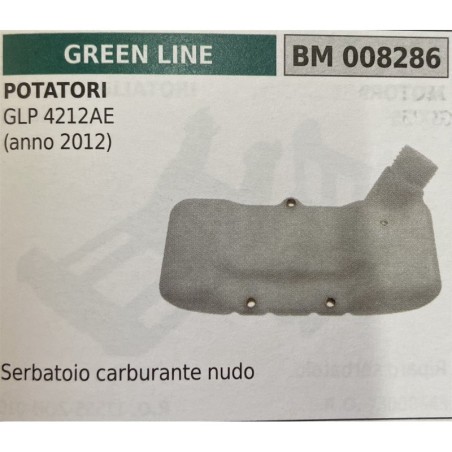 BRUMAR SERBATOIO GREEN LINE POTATORI GLP 4212AE (anno 2012)  Serbatoio carburante nudo