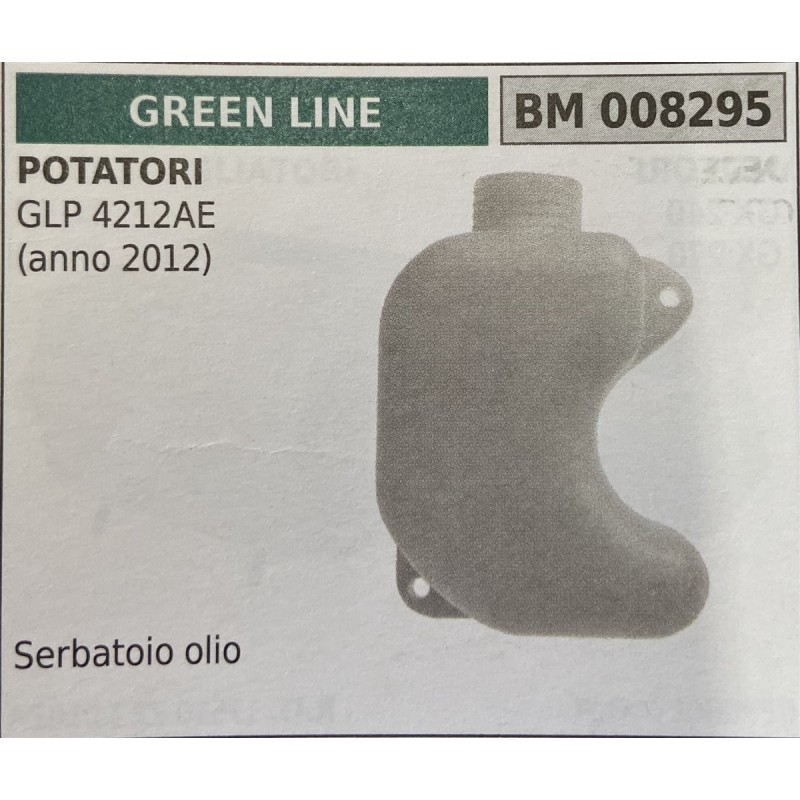 BRUMAR SERBATOIO GREEN LINE POTATORI GLP 4212AE (anno 2012)  Serbatoio olio