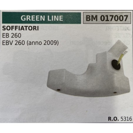 BRUMAR SERBATOIO GREEN LINE SOFFIATORI EB 260 EBV 260 (anno 2009)  RO 5316