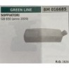 BRUMAR SERBATOIO GREEN LINE SOFFIATORI GB 650 (anno 2009)  RO 2829