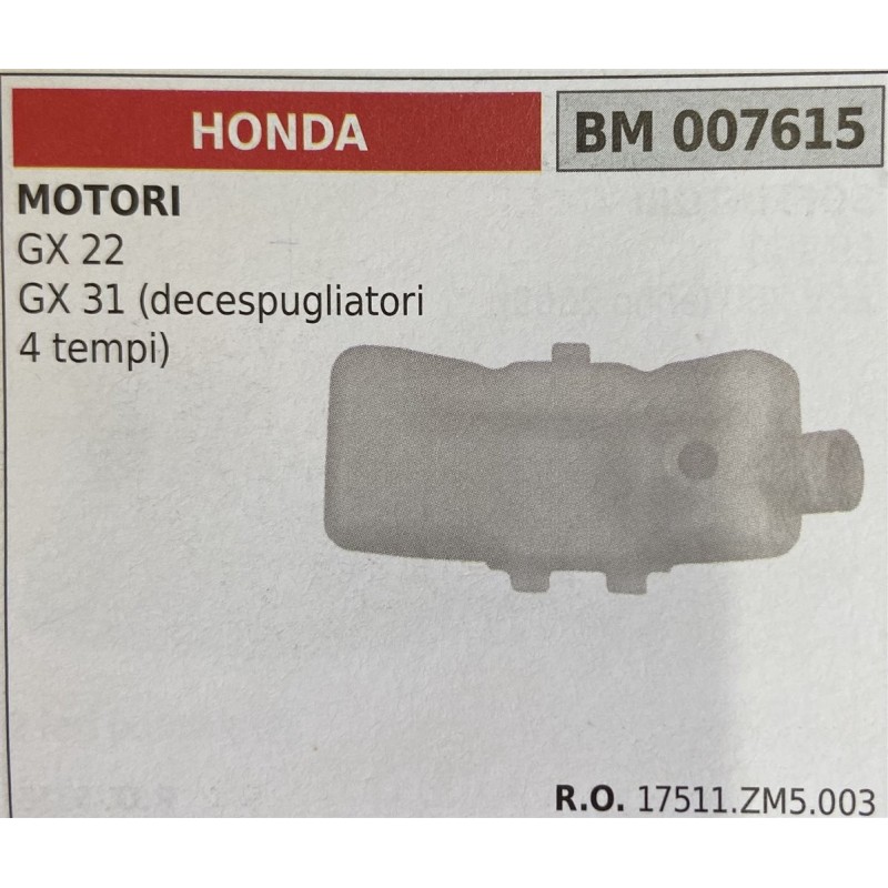 BRUMAR SERBATOIO HONDA MOTORI GX 22 GX 31 (decespugliatori 4 tempi)  RO 17511ZM5003