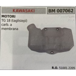 BRUMAR SERBATOIO KAWASAKI MOTORI TG 18 (taglisiepi) carb a membrana  RO 510012205