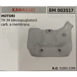 BRUMAR SERBATOIO KAWASAKI MOTORI TH 34 (decespugliatori) carb a membrana  RO 510012299