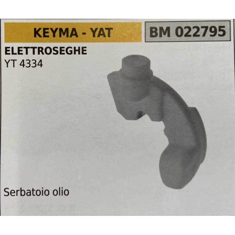 BRUMAR SERBATOIO KEYMA  YAT ELETTROSEGHE YT 4334  Serbatoio olio