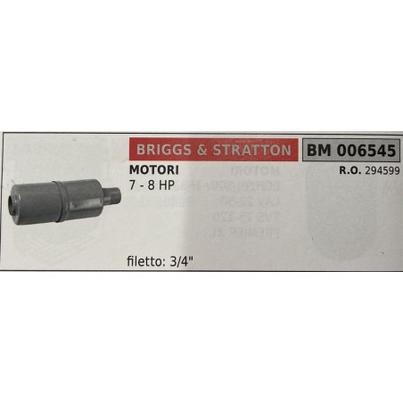 BRUMAR MARMITTA BRIGGS & STRATTON  MOTORI 7  8 HP  filetto: 34"" RO 294599