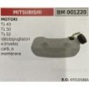 BRUMAR SERBATOIO MITSUBISHI MOTORI TL 43 TL 50 TL 52 (decespugliatori e trivelle) carb a membrana  RO KF01058BA