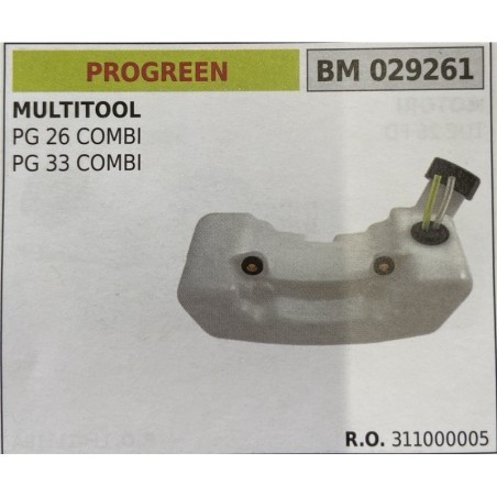 BRUMAR SERBATOIO PROGREEN MULTITOOL PG 26 COMBI PG 33 COMBI  RO 311000005