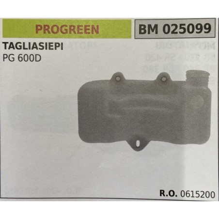 BRUMAR SERBATOIO PROGREEN TAGLIASIEPI PG 600D  RO 0615200