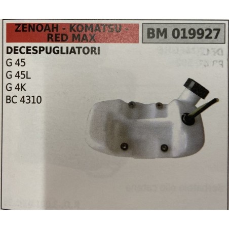 BRUMAR SERBATOIO ZENOAH  KOMATSU  RED MAX DECESPUGLIATORI G 45 G 45L G 4K BC 4310