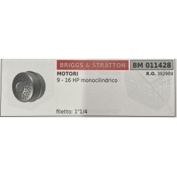 BRUMAR MARMITTA BRIGGS & STRATTON  MOTORI 9  16 HP monocilindrico  filetto: 1""14 RO 392989
