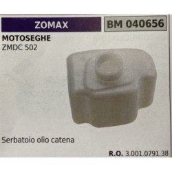 BRUMAR SERBATOIO ZOMAX MOTOSEGHE ZMDC 502  Serbatoio olio catena RO 3001079138