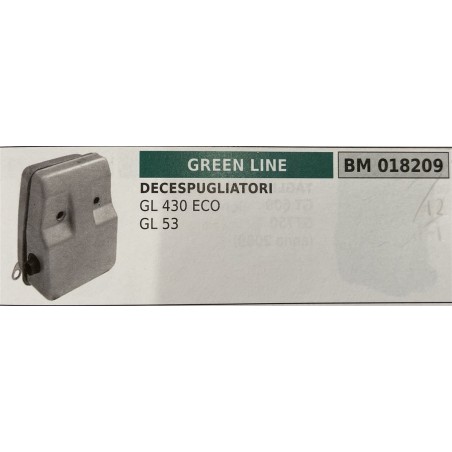 BRUMAR MARMITTA GREEN LINE   DECESPUGLIATORI GL 430 ECO GL 53  RO