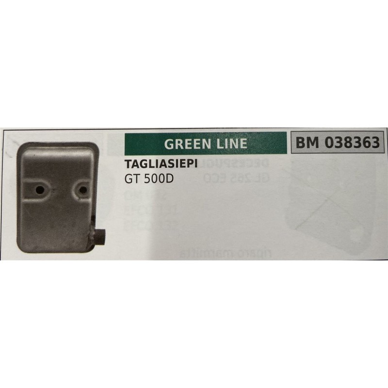 BRUMAR MARMITTA GREEN LINE   TAGLIASIEPI GT 500D  RO