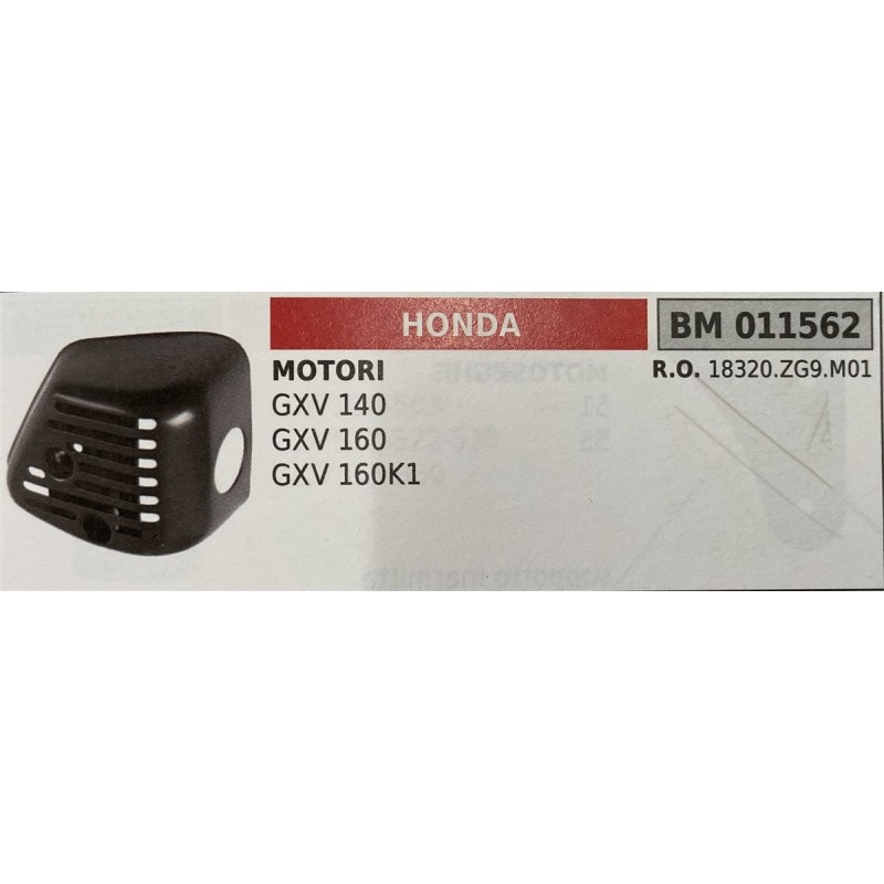 BRUMAR MARMITTA HONDA  MOTORI GXV 140 GXV 160 GXV 160K1  RO 18320ZG9M01