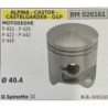BRUMAR PISTONE COMPLETO ALPINA  CASTOR  CASTELGARDEN  GGP MOTOSEGHE P 402  P 420 P 422  P 442 P 445  Ø 404 DSpinotto 10  RO 699