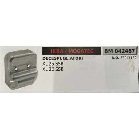 BRUMAR MARMITTA IKRA  MOGATEC  DECESPUGLIATORI XL 25 SSB XL 30 SSB  RO 73041132