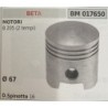 BRUMAR PISTONE COMPLETO BETA MOTORI B 205 (2 tempi)  Ø 67 DSpinotto 16  RO